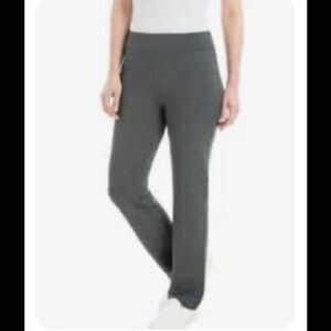 DALIA Womens Pants Gray Pullon Stretch Dress Pant’s with drawstring / Size S Ch